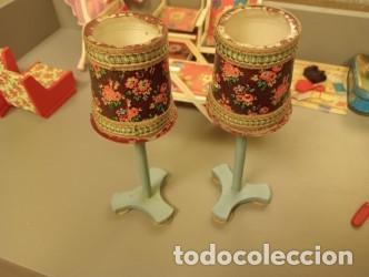 Casas de mu&ntilde;ecas: lote dos lamparas de pie para casa de mu&ntilde;ecas - Foto 3