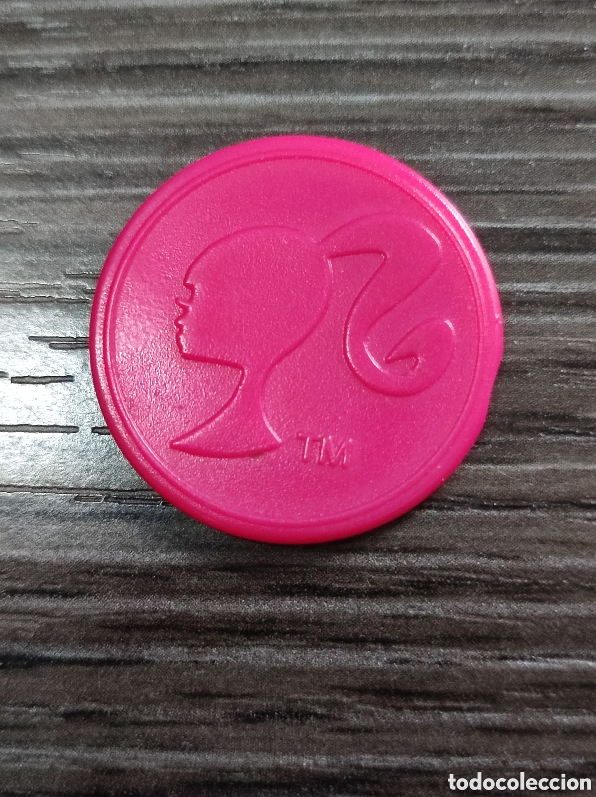 Casas de mu&ntilde;ecas: Moneda Token Barbie Mattel rosa 10 - Foto 2