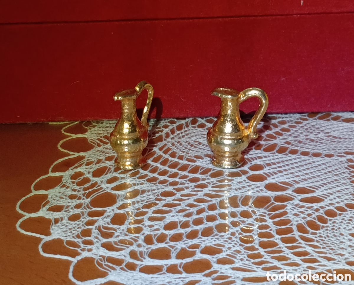 Casas de mu&ntilde;ecas: Pareja de Jarroncitos. Casa de mu&ntilde;ecas - Foto 2