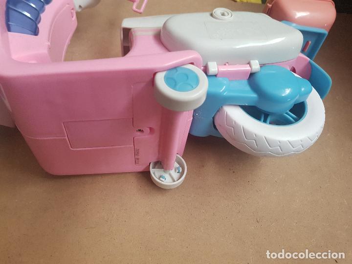 Casas de mu&ntilde;ecas: NANCY MOTO ROSA (FUNCIONA) - Foto 4