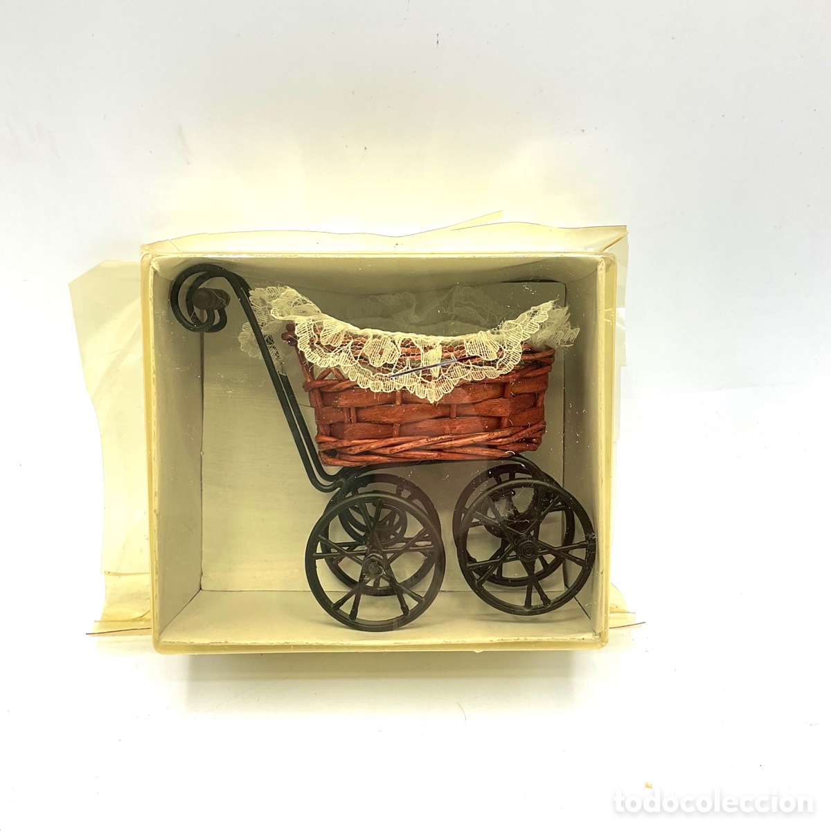 Casas de mu&ntilde;ecas: Carrito de beb&eacute; en miniatura - Victorian dolls - Foto 2