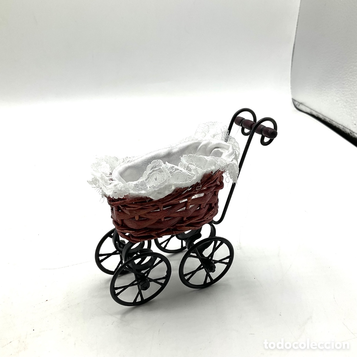 Casas de mu&ntilde;ecas: Carrito de beb&eacute; en miniatura - Victorian dolls - Foto 3