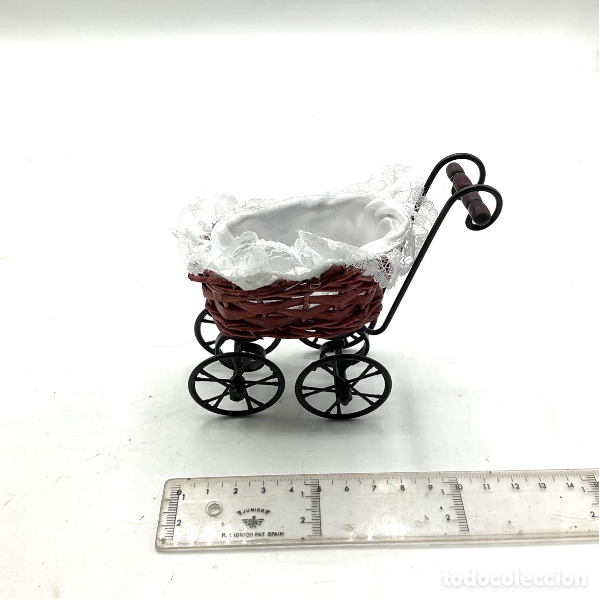 Casas de mu&ntilde;ecas: Carrito de beb&eacute; en miniatura - Victorian dolls - Foto 4