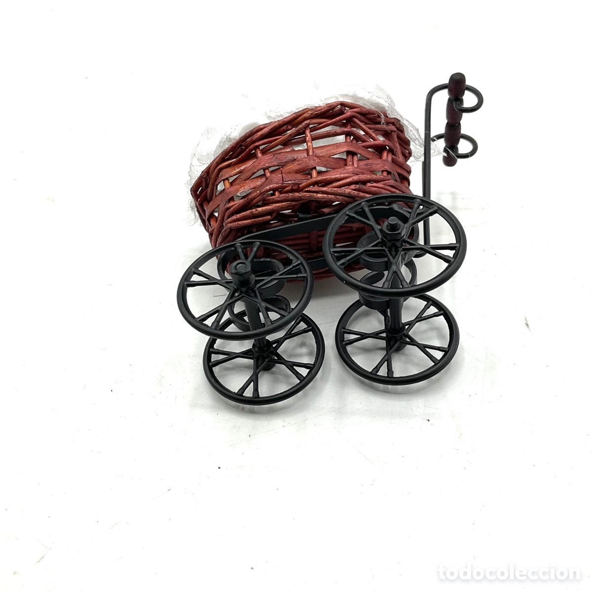 Casas de mu&ntilde;ecas: Carrito de beb&eacute; en miniatura - Victorian dolls - Foto 5