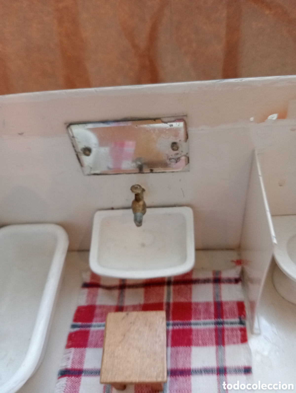 Casas de mu&ntilde;ecas: Ba&ntilde;o de chapa a&ntilde;os 20 - Foto 4