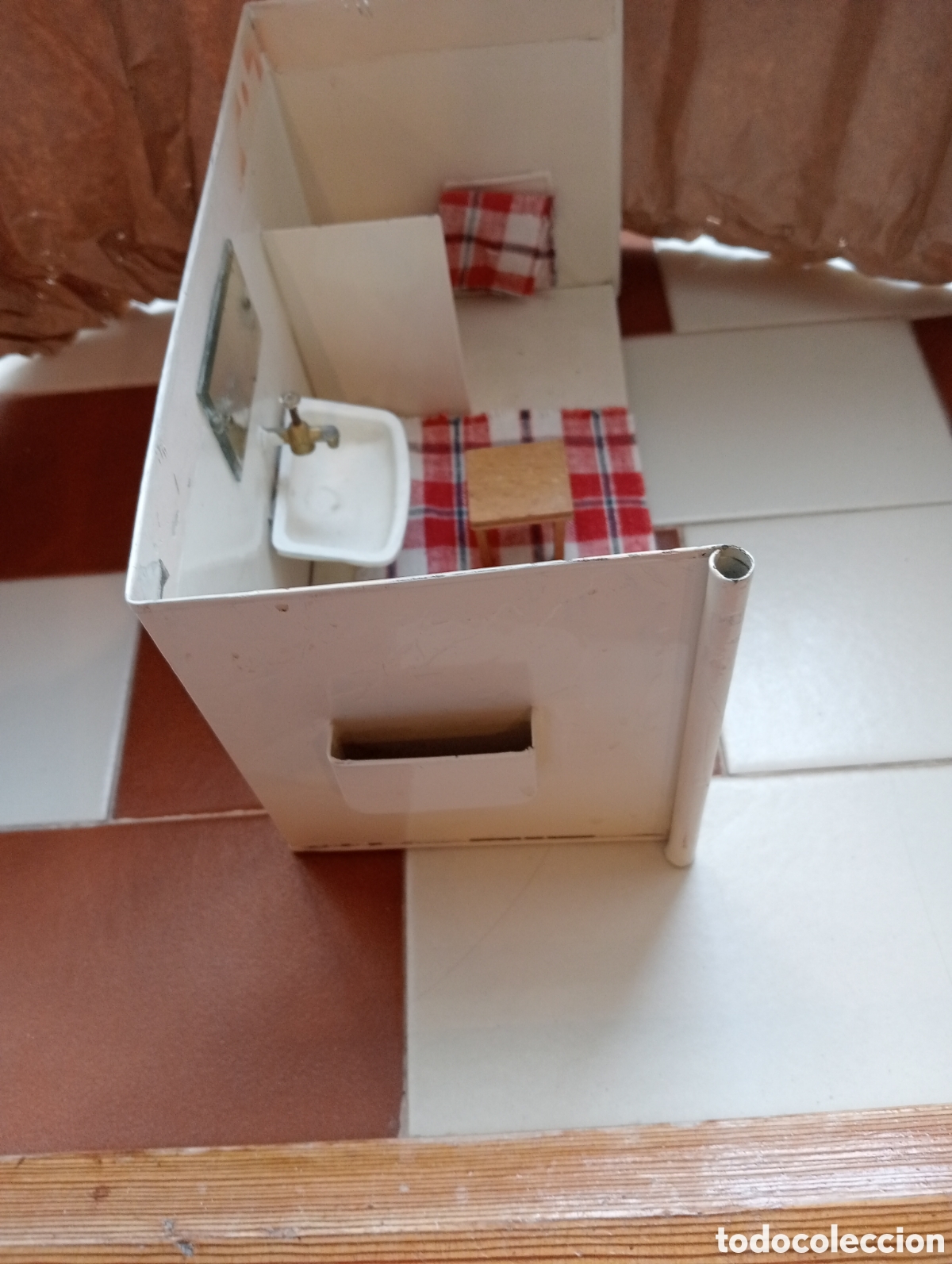 Casas de mu&ntilde;ecas: Ba&ntilde;o de chapa a&ntilde;os 20 - Foto 7