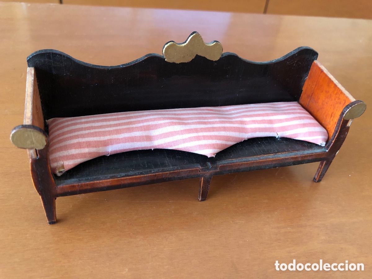 Casas de mu&ntilde;ecas: SOF&Aacute; PARA CASA DE MU&Ntilde;ECAS DE MADERA - Foto 1
