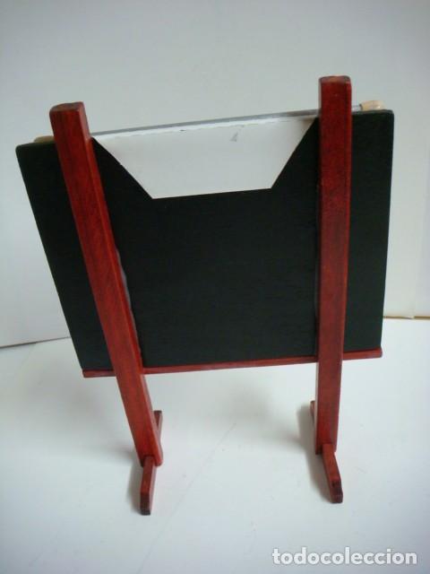 Casas de mu&ntilde;ecas: CABALLETE CON UN MAPA EN MADERA.CAJ-B-N&ordm;-147 - Foto 2