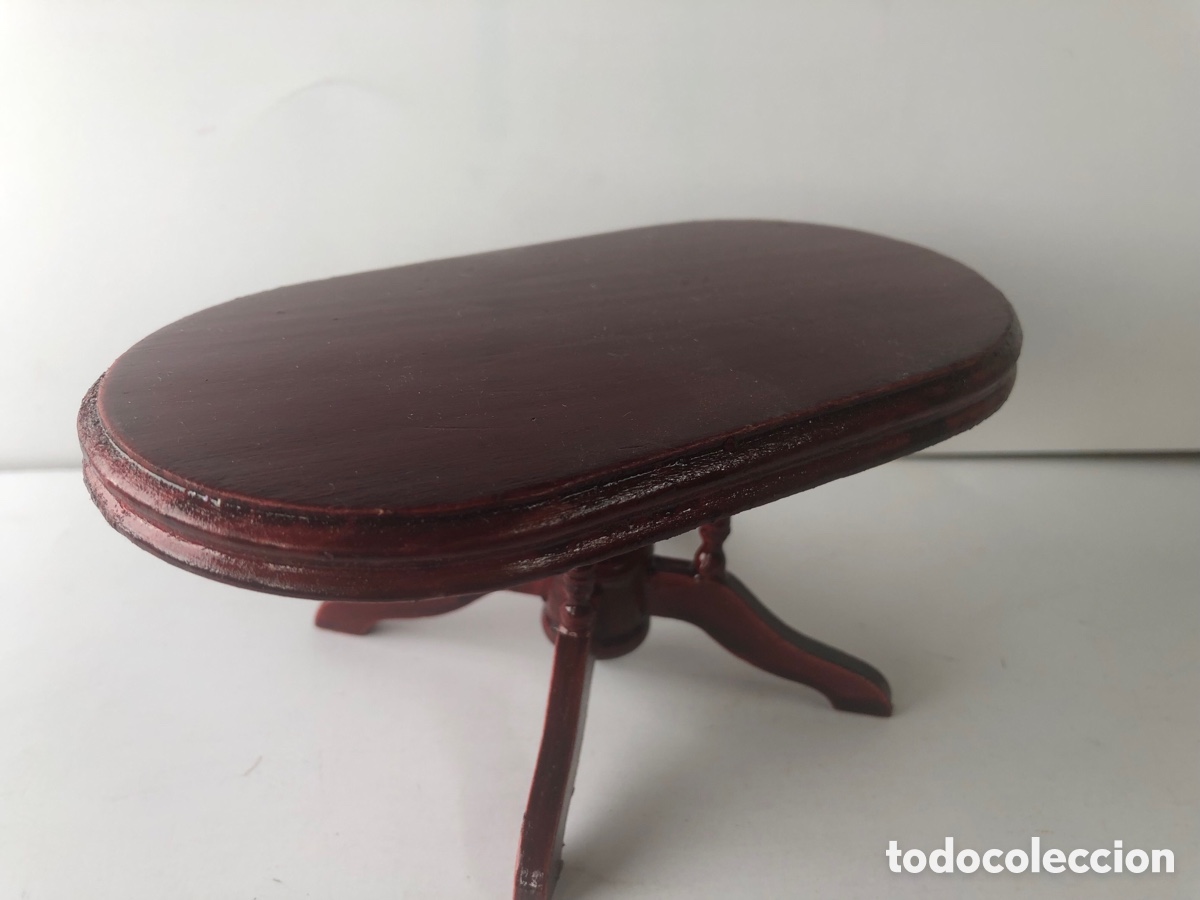 Casas de mu&ntilde;ecas: MESITA EN MADERA.CAJ-B-N&ordm;-147 - Foto 2