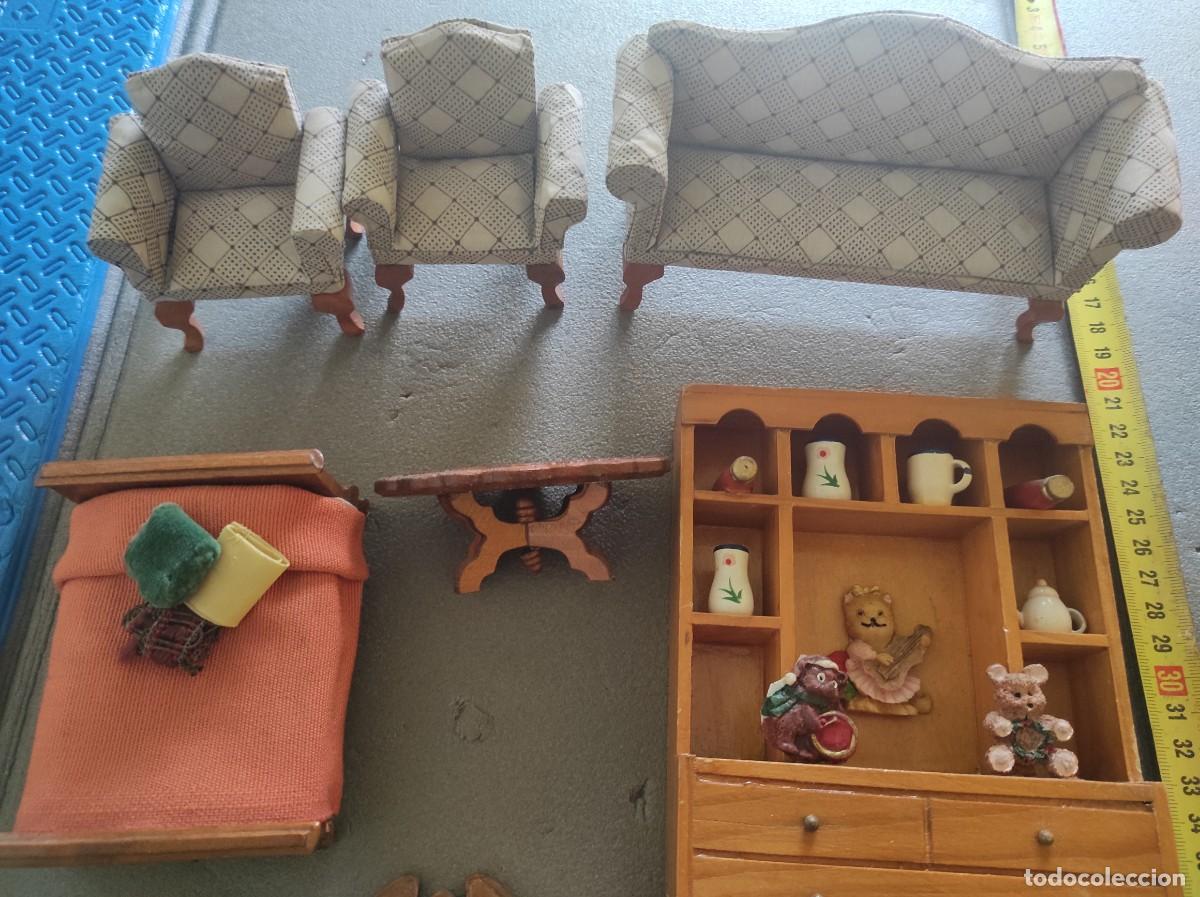 Casas de mu&ntilde;ecas: LOTE MUEBLES PARA CASA DE MU&Ntilde;ECAS - Foto 9