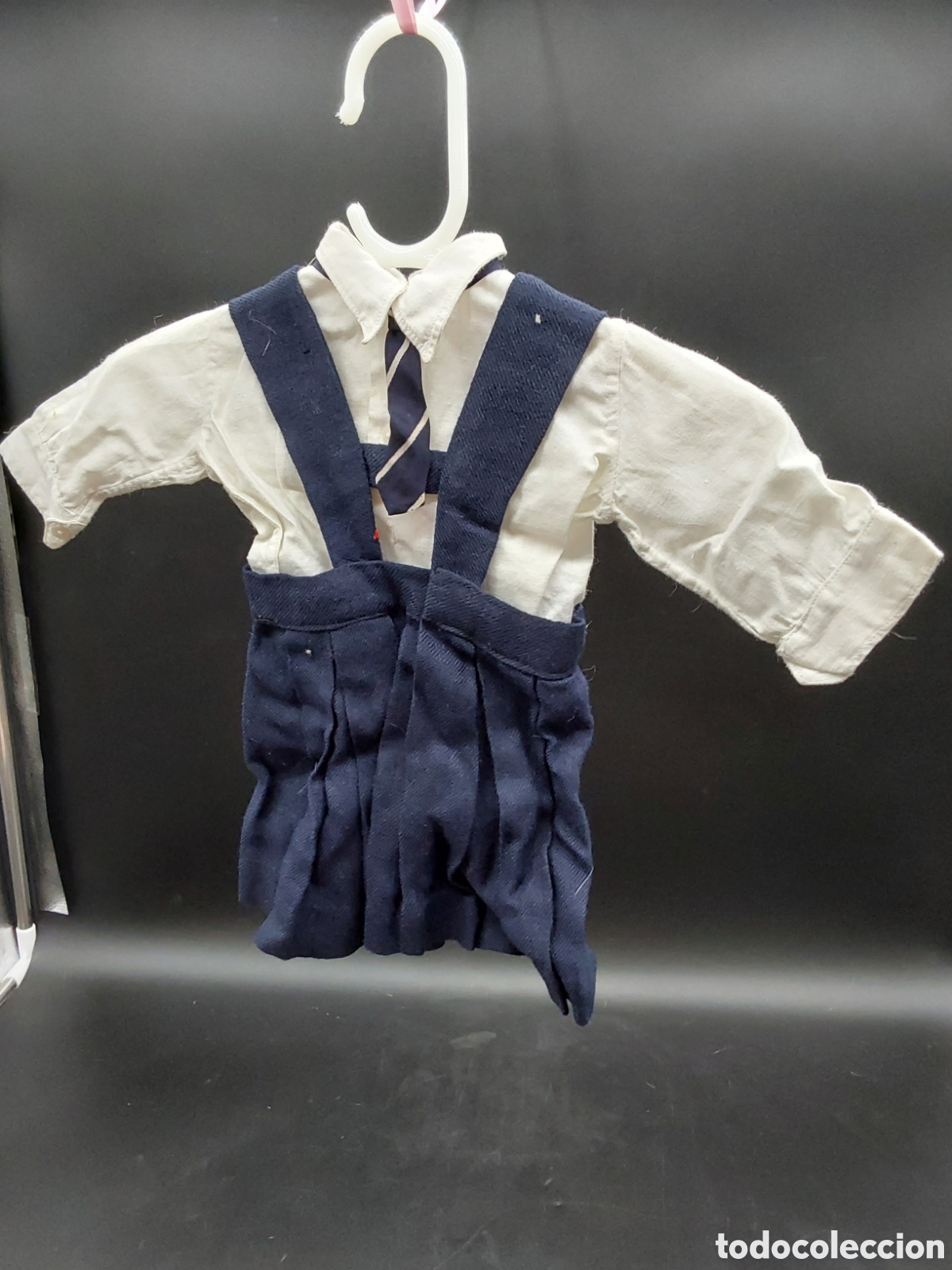 traje de colegiala con corbata para muñeca - Compra venta en todocoleccion