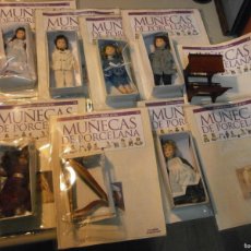 Casas de Muñecas: LOTE DE MUÑECAS Y COMPLEMENTOS COLECCION MUÑECAS DE PORCELANA PLANETA DEAGOSTINI AÑOS 90