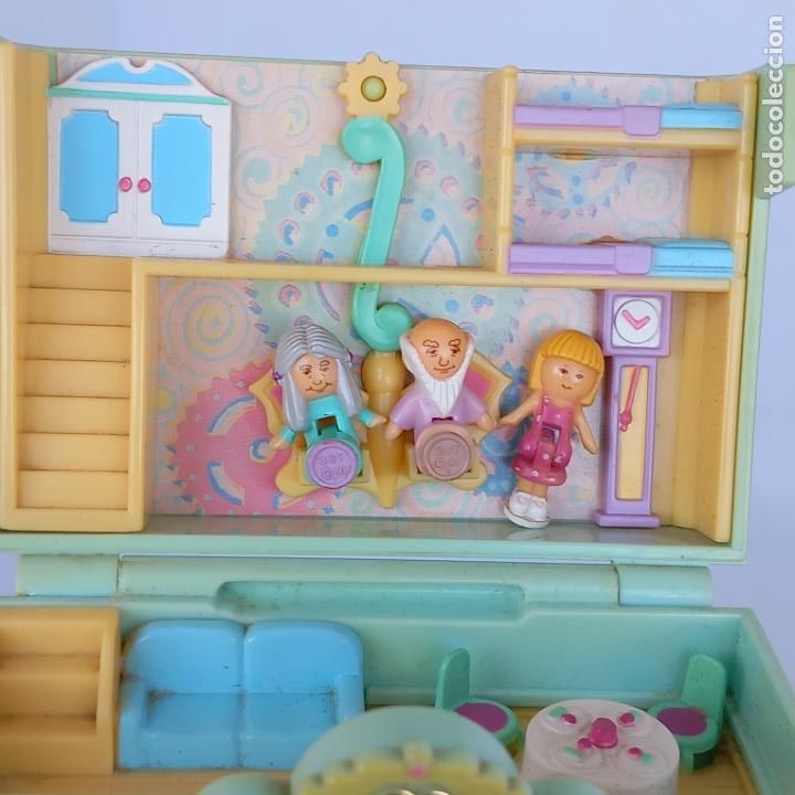 Casas de mu&ntilde;ecas: Reloj Polly Pocket funcionando con Figuras - Foto 6