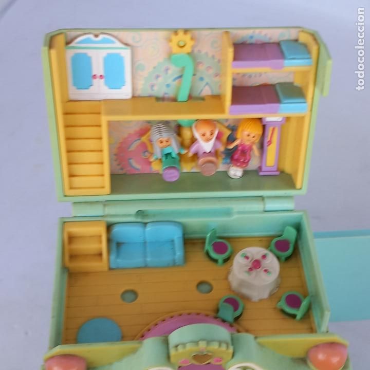 Casas de mu&ntilde;ecas: Reloj Polly Pocket funcionando con Figuras - Foto 7
