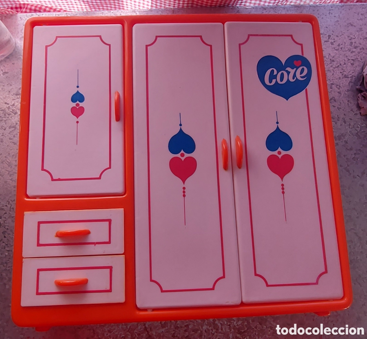 Casas de mu&ntilde;ecas: Armario de mu&ntilde;eca Core a&ntilde;os 70 - Foto 1