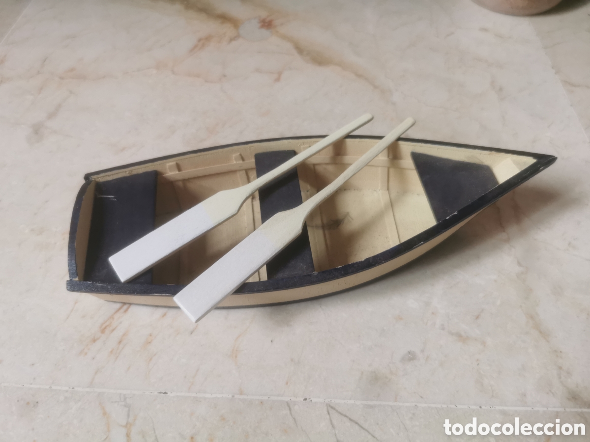 Casas de mu&ntilde;ecas: BARCA DE MADERA PARA CASA DE MU&Ntilde;ECAS - Foto 1