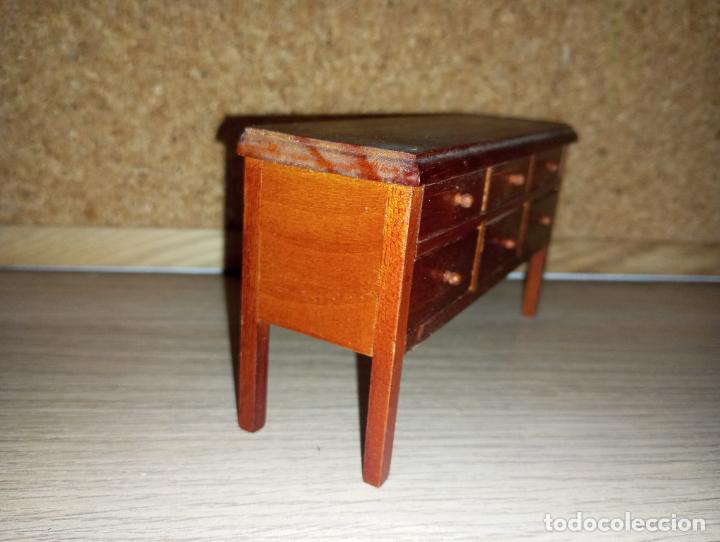 Casas de mu&ntilde;ecas: Cajonera c&oacute;moda mueble de casa de mu&ntilde;ecas - Foto 4