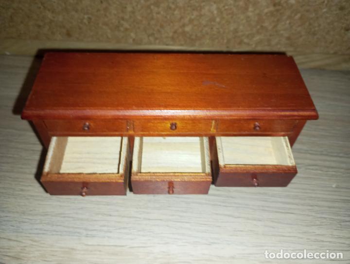 Casas de mu&ntilde;ecas: Cajonera c&oacute;moda mueble de casa de mu&ntilde;ecas - Foto 9