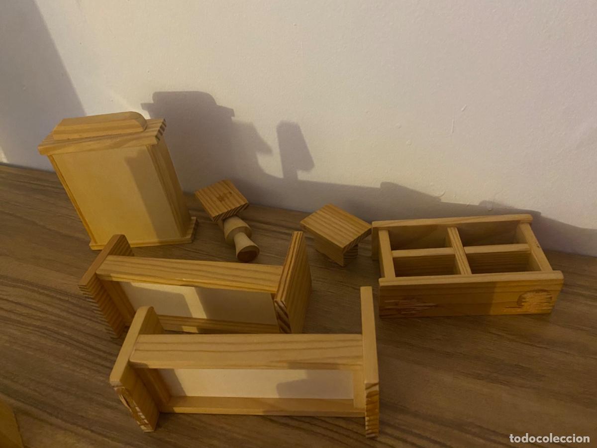 Casas de mu&ntilde;ecas: MUEBLES MOBILIARIO CASA DE MU&Ntilde;ECAS DORMITORIO - Foto 3