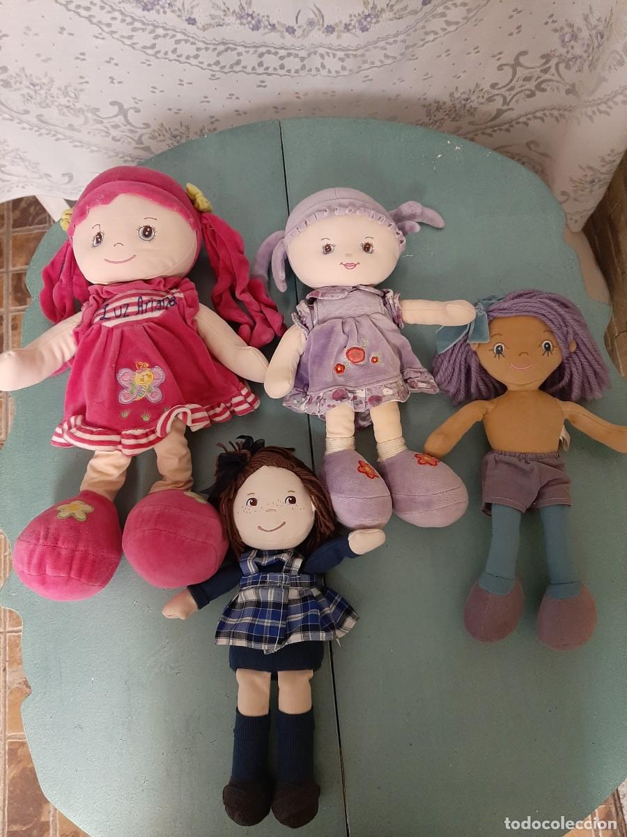 Casas de mu&ntilde;ecas: LOTE DE MU&Ntilde;ECAS DE TRAPO - Foto 2