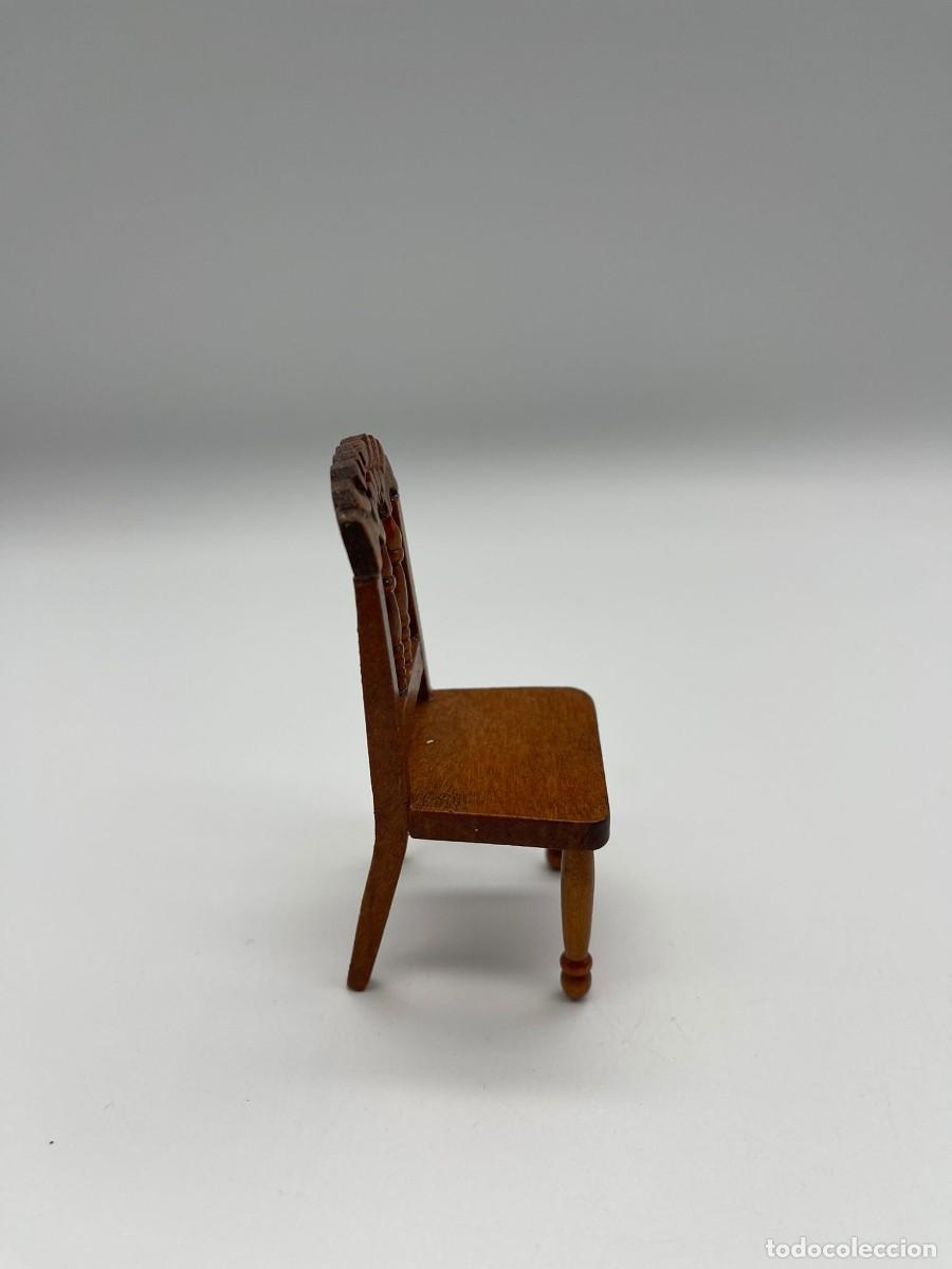 Casas de mu&ntilde;ecas: SILLA DE MADERA CASA DE MU&Ntilde;ECAS - Foto 2