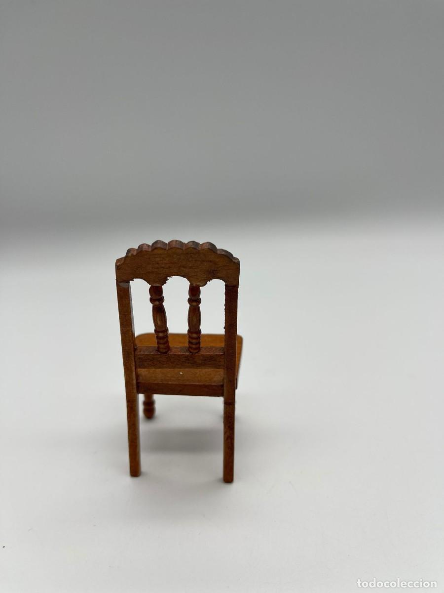Casas de mu&ntilde;ecas: SILLA DE MADERA CASA DE MU&Ntilde;ECAS - Foto 4