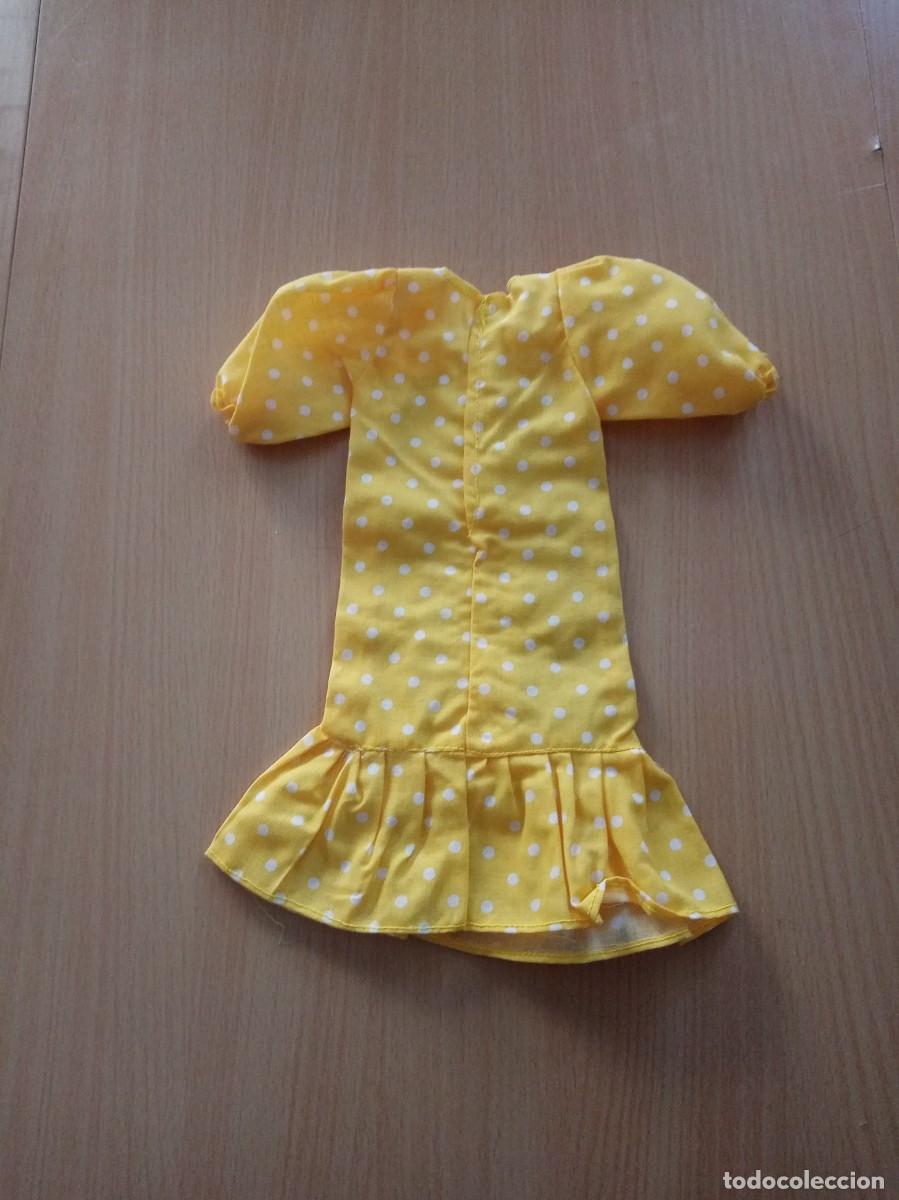 Casas de mu&ntilde;ecas: VESTIDO AMARILLO PARA MU&Ntilde;ECA - Foto 2