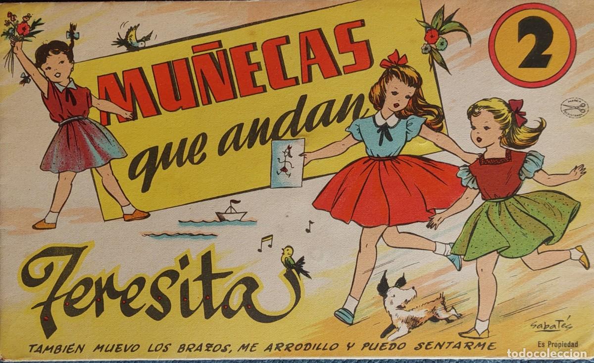 Casas de muñecas: ANTIGUO LOTE DE 2 RECORTABLES ( MUÑECAS QUE ANDAN )LA TIJERA 1952