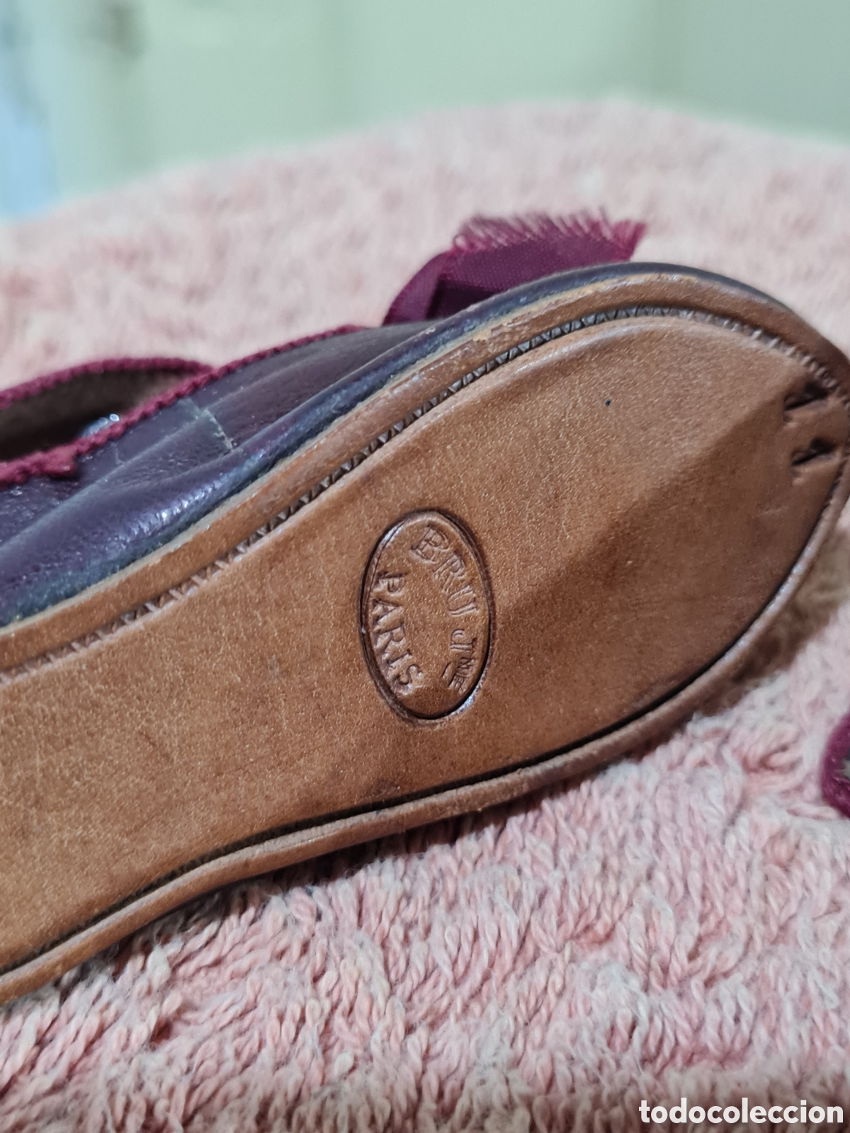 Casas de mu&ntilde;ecas: Zapatos de piel para mu&ntilde;eca Bru - Foto 4