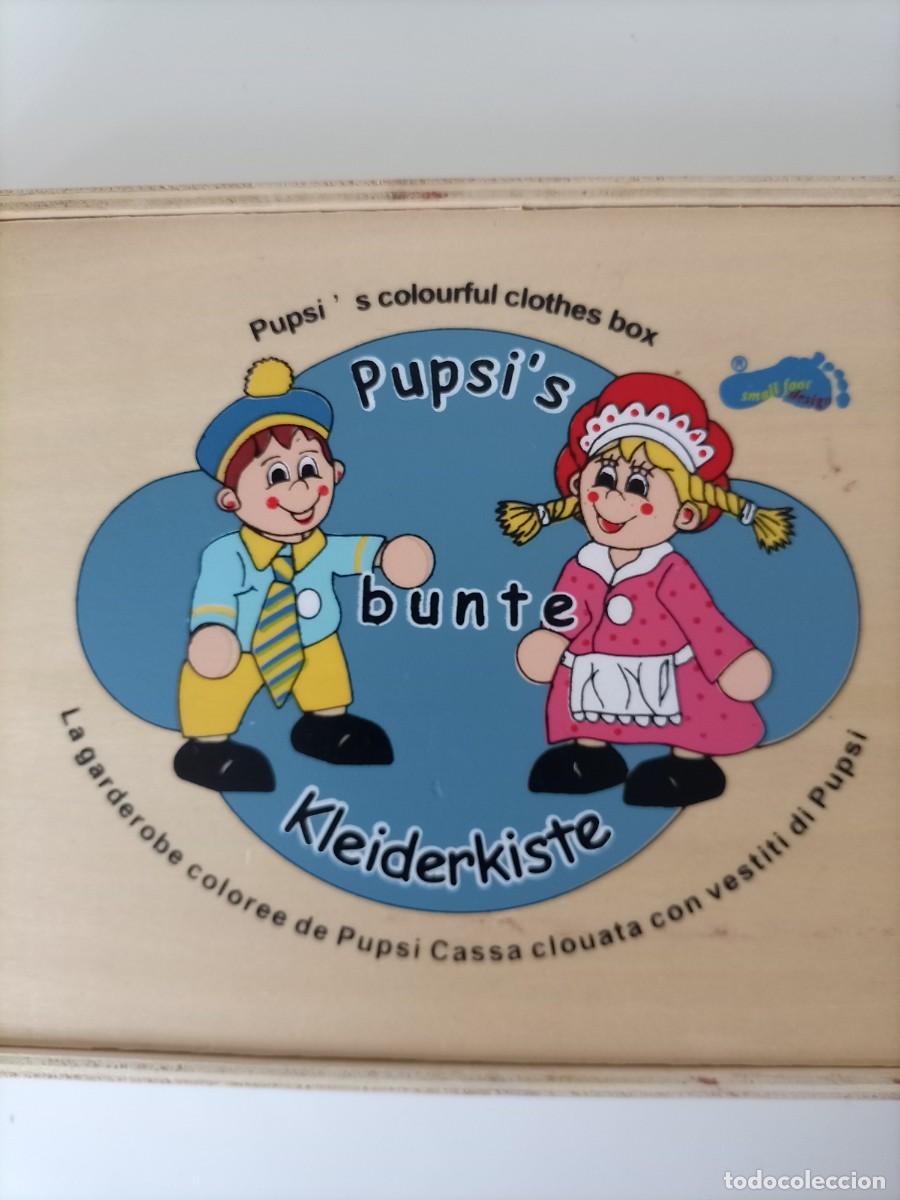 Casas de mu&ntilde;ecas: Mu&ntilde;ecos de madera con ropita - Foto 3