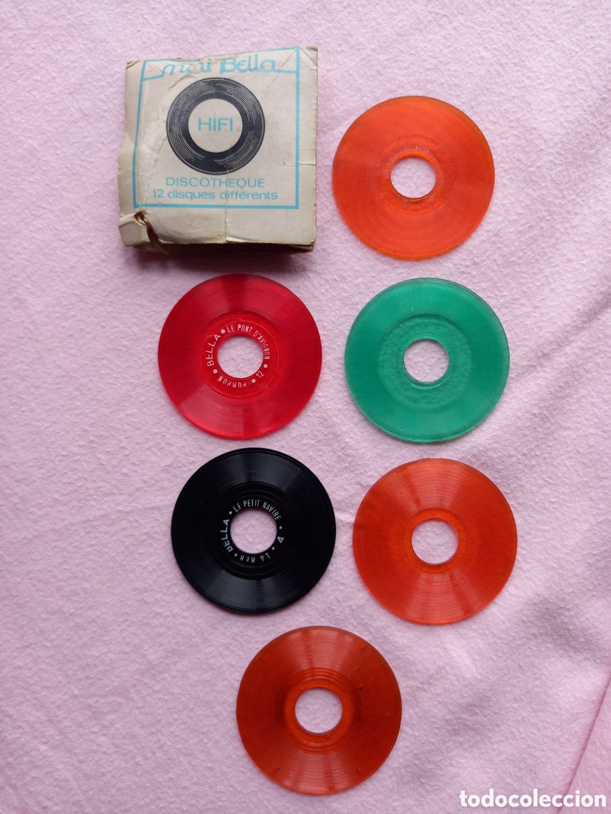 Casas de muñecas: 6 DISCOS PARA MUÑECA QUE HABLA AÑOS 70 - MINI BELLA, DISCOTECA JESMAR (HELP, LE PONT D'AVIGNON...)