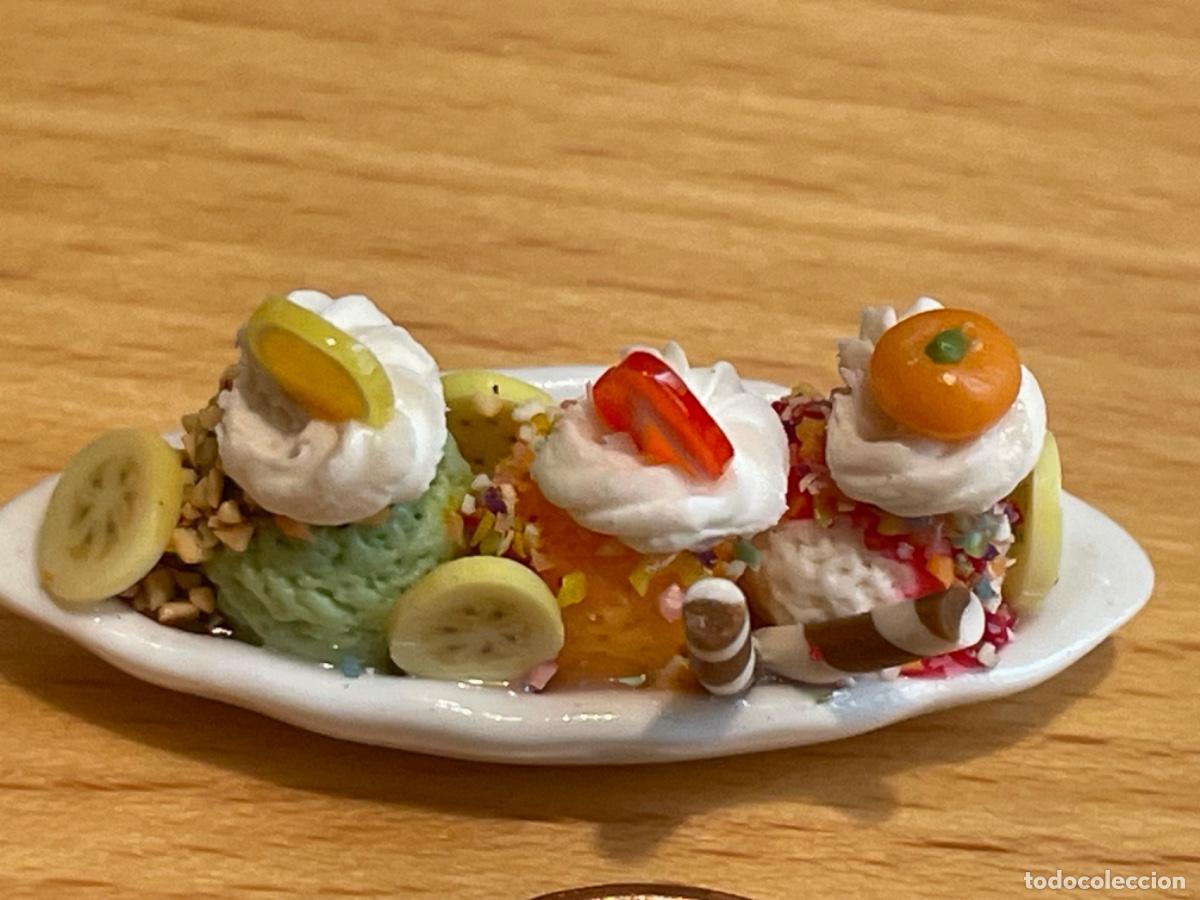Casas de mu&ntilde;ecas: Helado comida miniatura casa de mu&ntilde;ecas - Foto 2