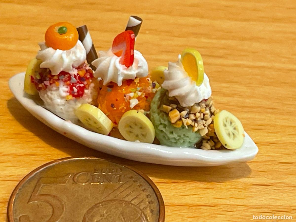 Casas de mu&ntilde;ecas: Helado comida miniatura casa de mu&ntilde;ecas - Foto 3