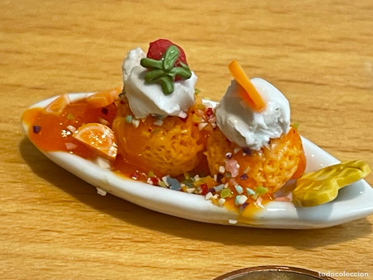 Casas de mu&ntilde;ecas: Helado de naranja comida miniatura casa de mu&ntilde;ecas - Foto 1