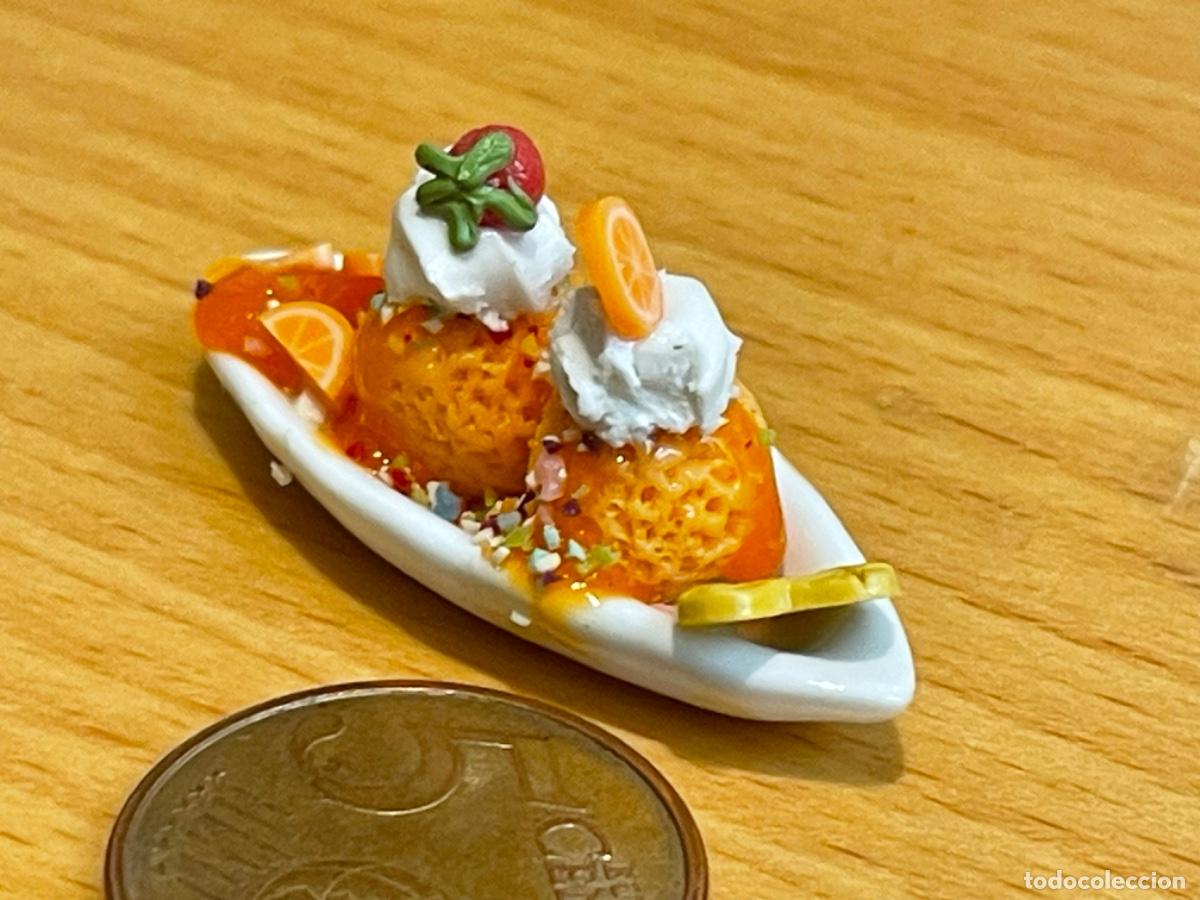 Casas de mu&ntilde;ecas: Helado de naranja comida miniatura casa de mu&ntilde;ecas - Foto 5