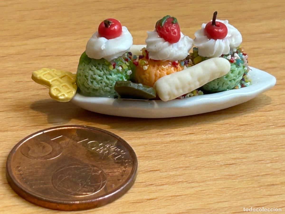 Casas de mu&ntilde;ecas: Barca de helado con pl&aacute;tano para la casa de mu&ntilde;ecas - Foto 4