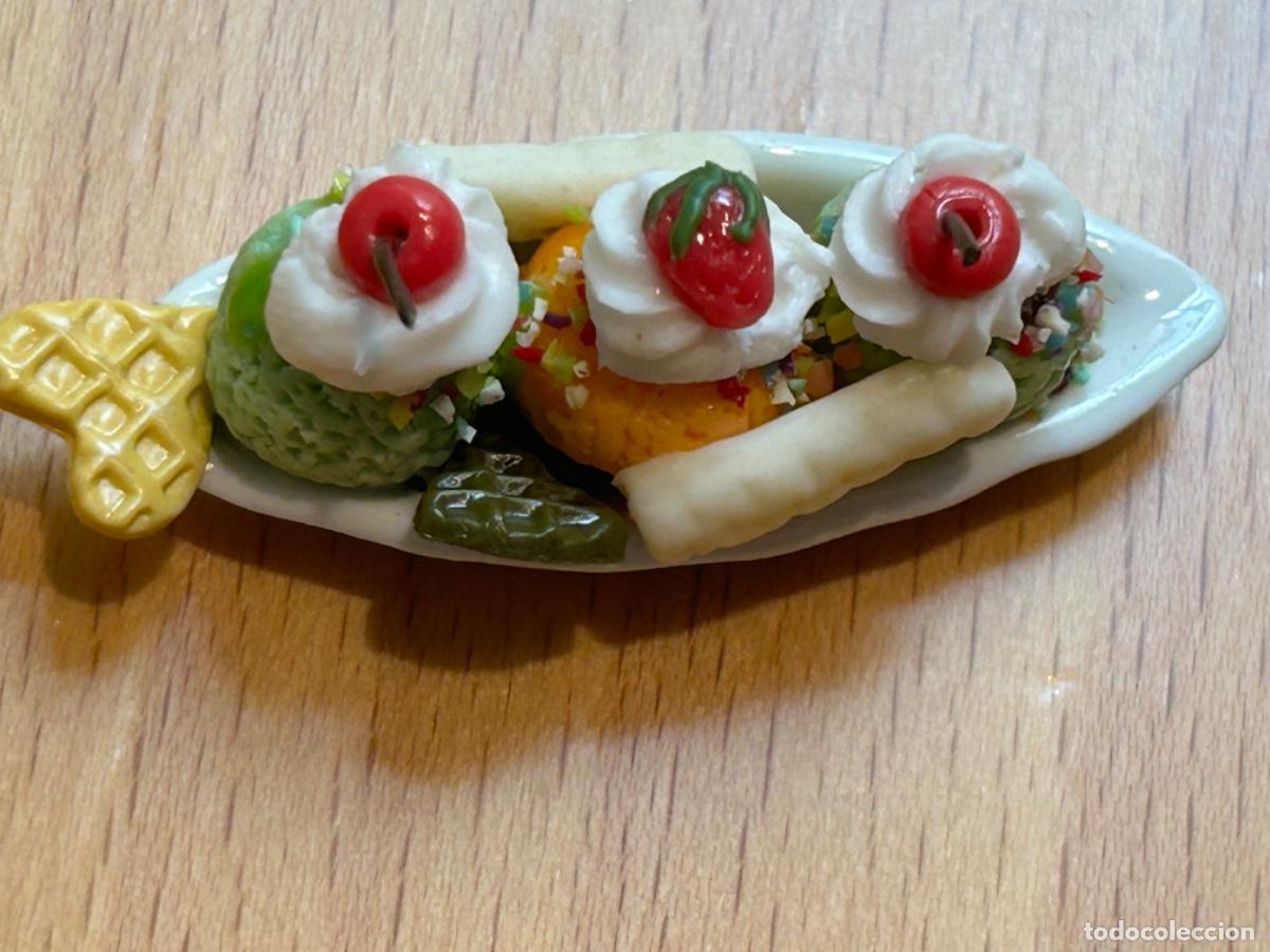 Casas de mu&ntilde;ecas: Barca de helado con pl&aacute;tano para la casa de mu&ntilde;ecas - Foto 5
