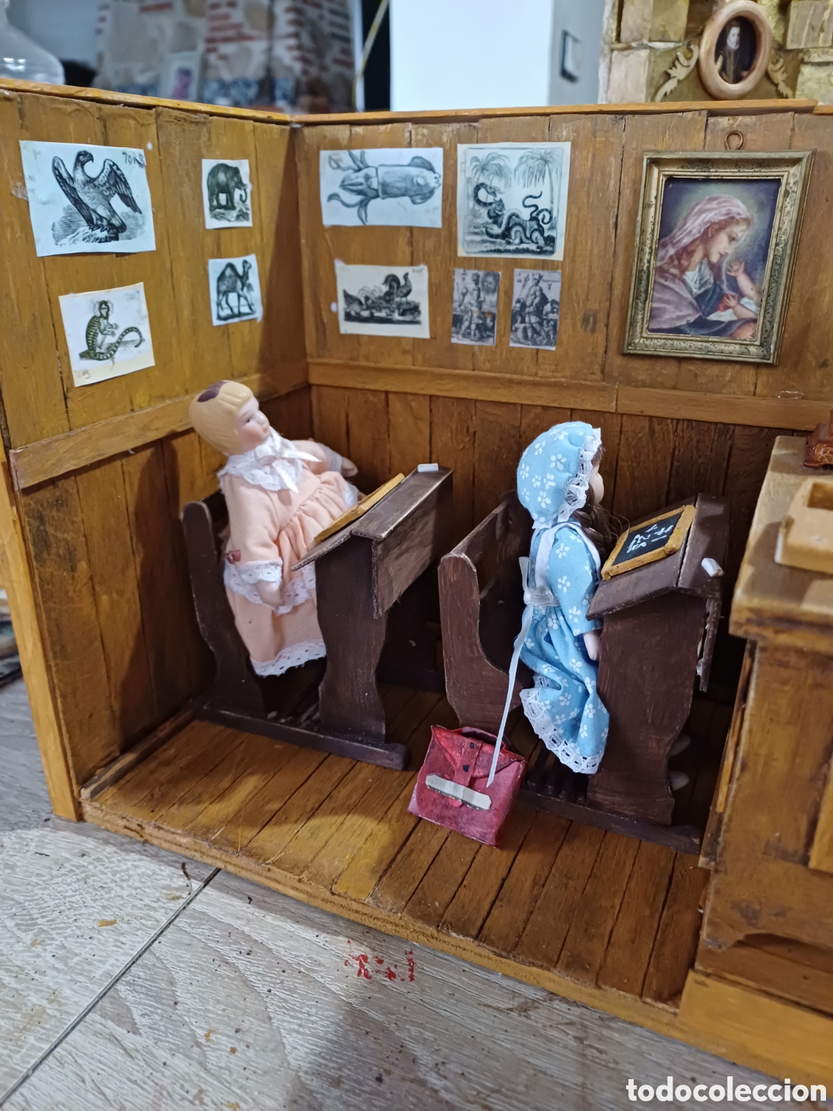 Casas de mu&ntilde;ecas: Diorama escuela 1:12 - Foto 2