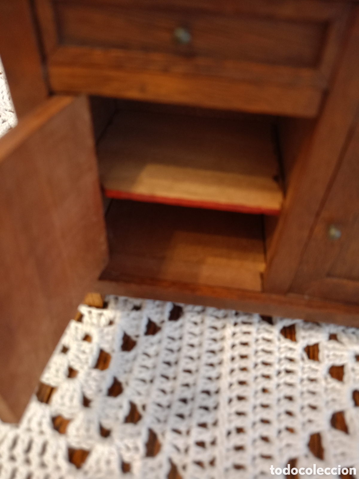 Casas de mu&ntilde;ecas: Comedor modernista de 1900 en roble - Foto 13