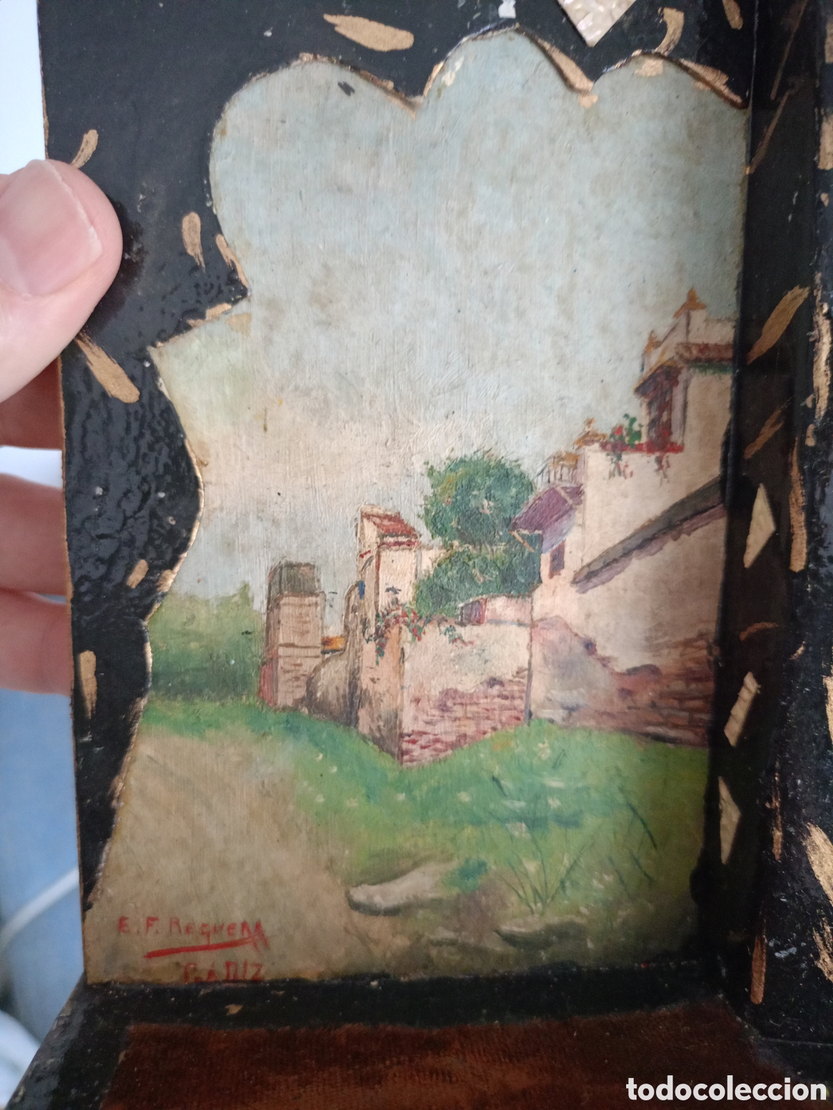 Casas de mu&ntilde;ecas: Recibidor antiguo casa de mu&ntilde;ecas - Foto 2
