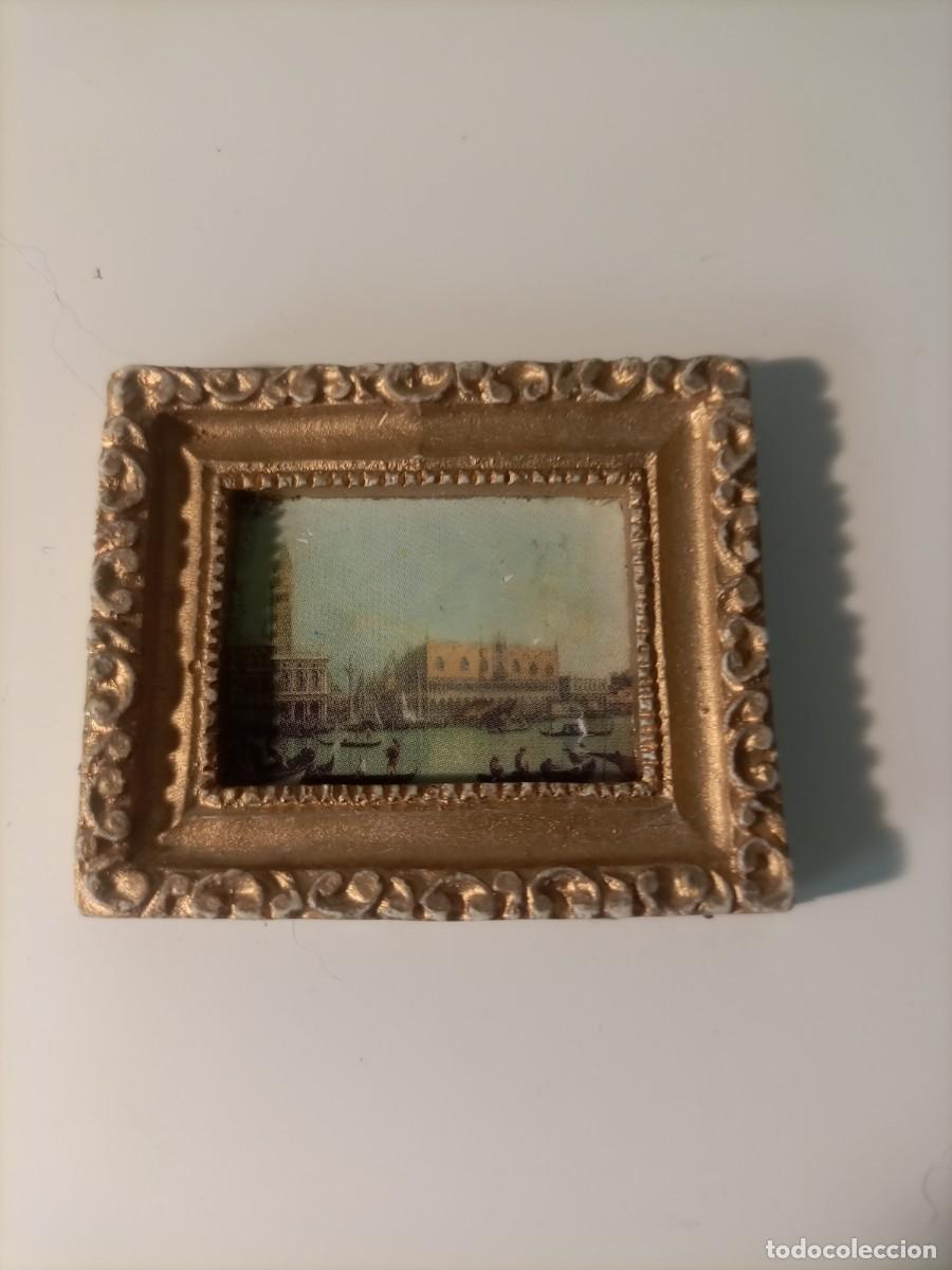Casas de mu&ntilde;ecas: Cuadro marco miniatura para casa de mu&ntilde;ecas - Foto 1