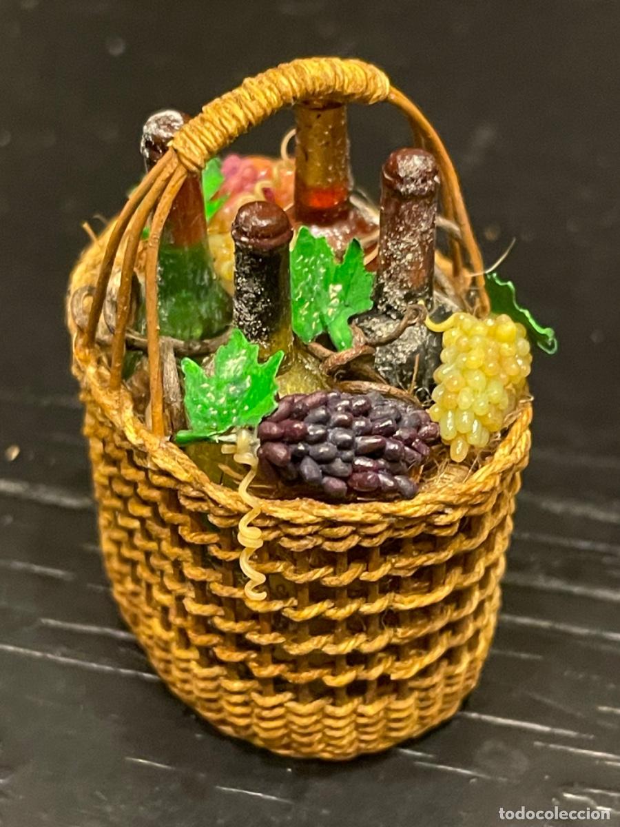 Casas de mu&ntilde;ecas: Cesta de uvas y vino para casa de mu&ntilde;ecas - Foto 14