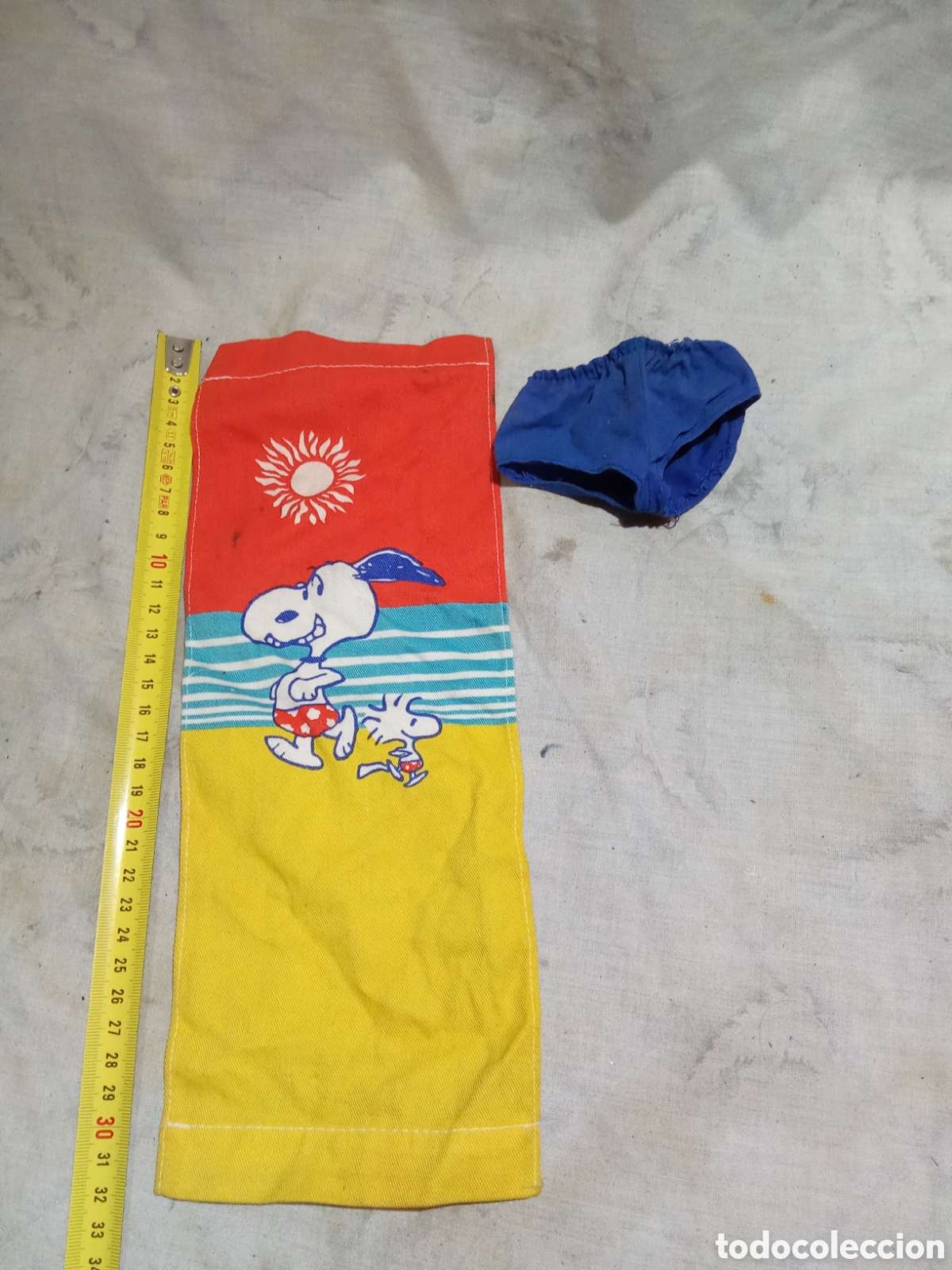 Casas de mu&ntilde;ecas: TOALLA Y BA&Ntilde;ADOR PARA SNOOPY, PEANUTS CHARACTERS - Foto 2