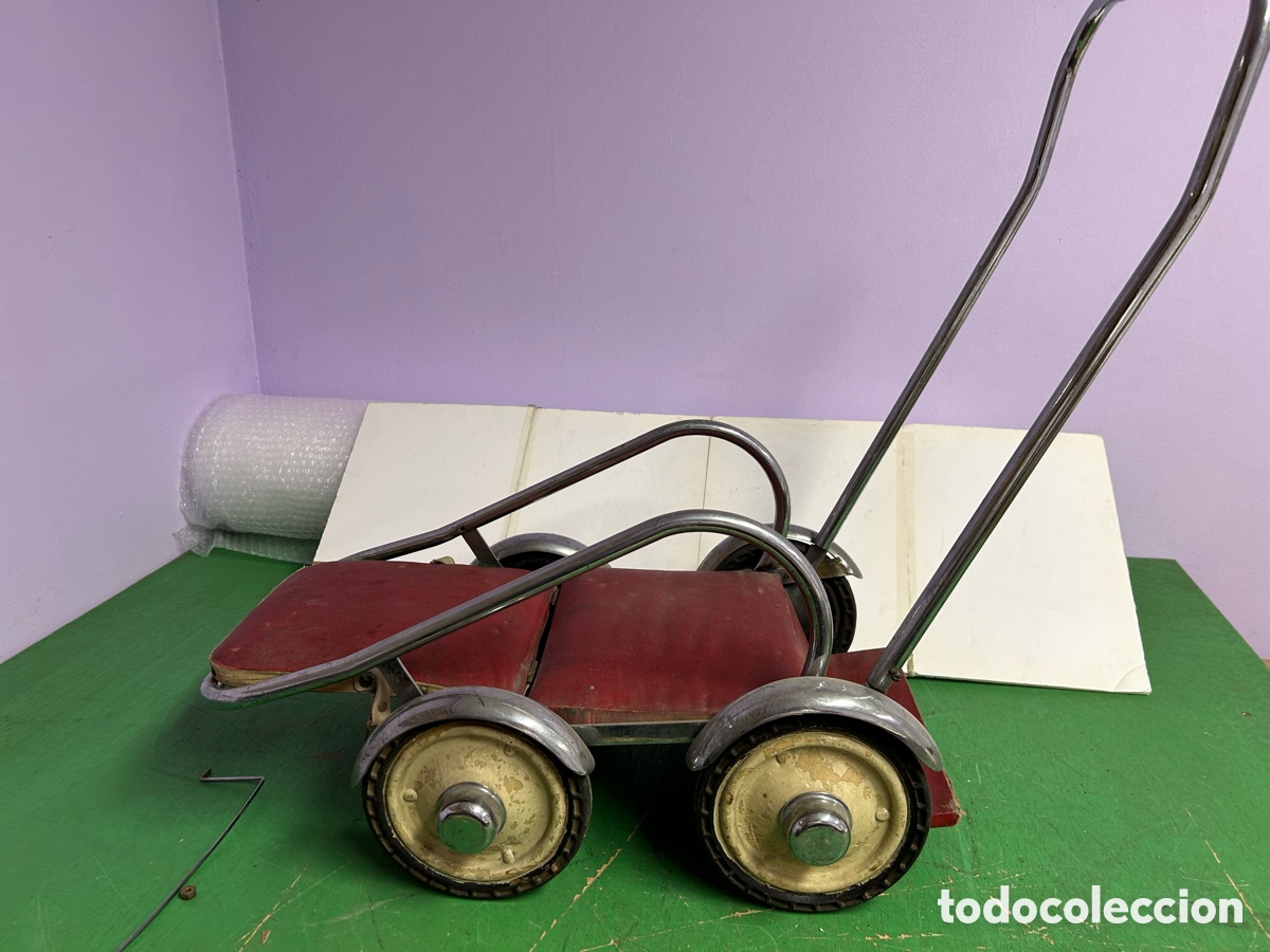 Casas de mu&ntilde;ecas: COCHE MU&Ntilde;ECAS MUY ANTIGUO - Foto 5