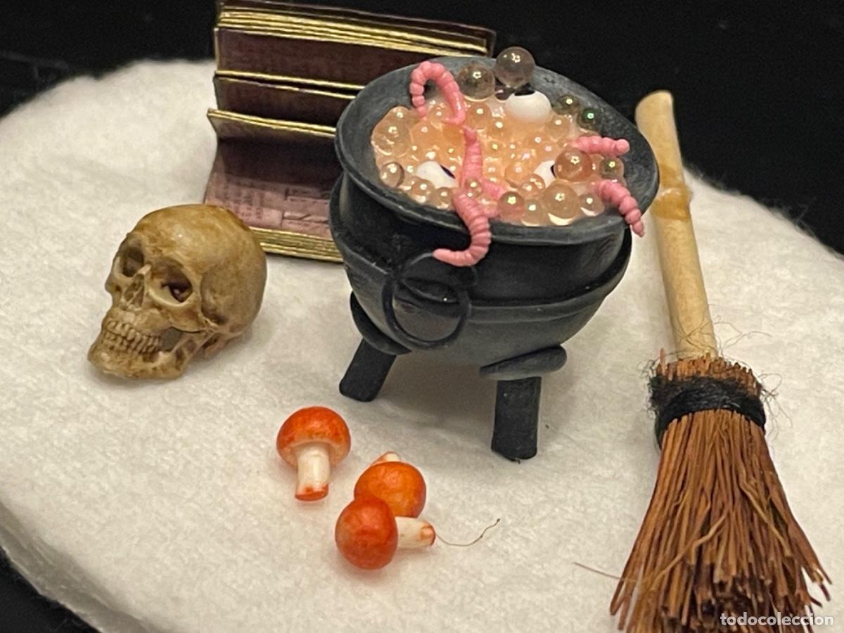 Casas de mu&ntilde;ecas: Equipo de bruja en miniatura - Foto 4