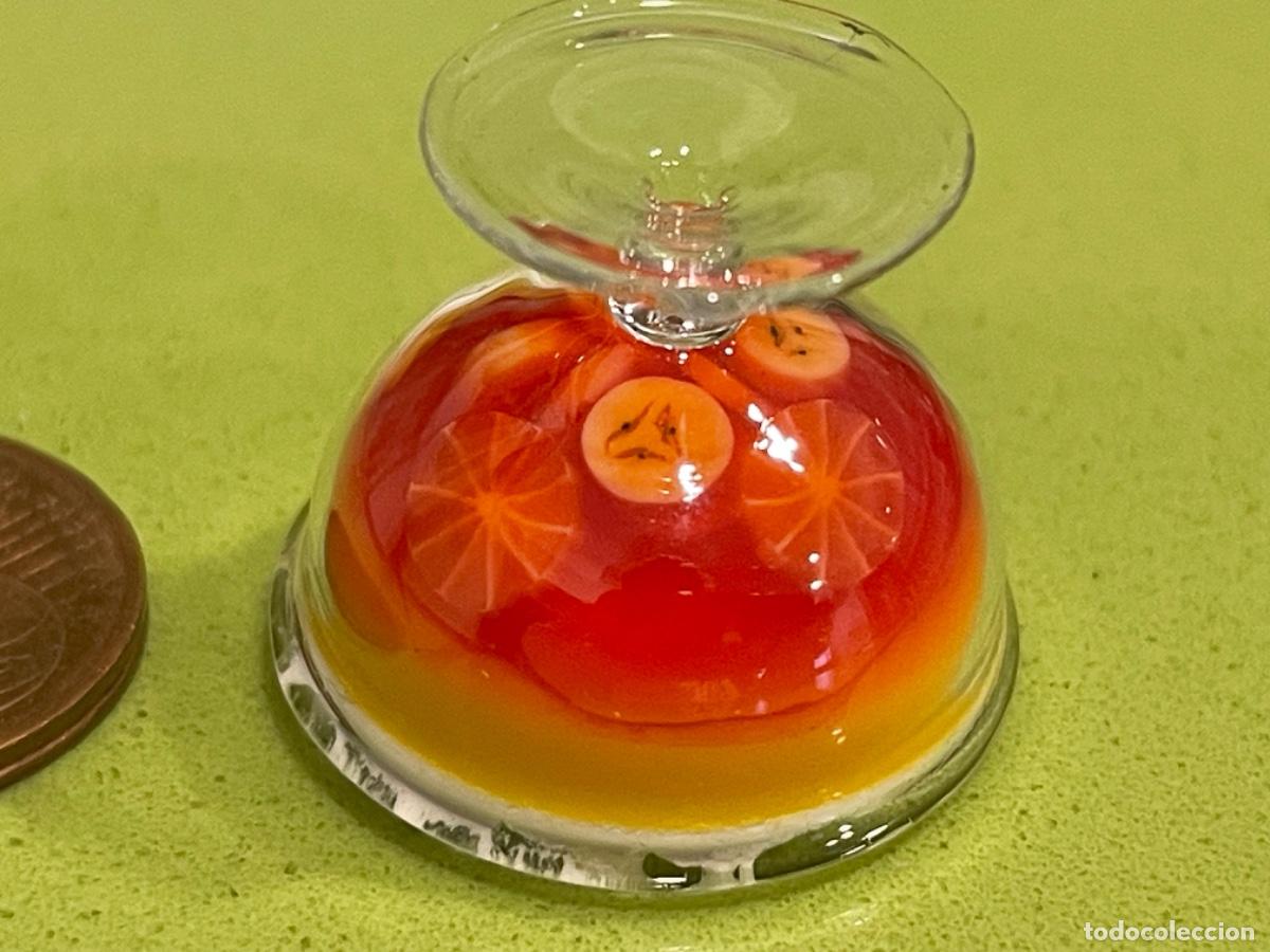 Casas de mu&ntilde;ecas: Copa de fruta y nata comida en miniatura - Foto 5