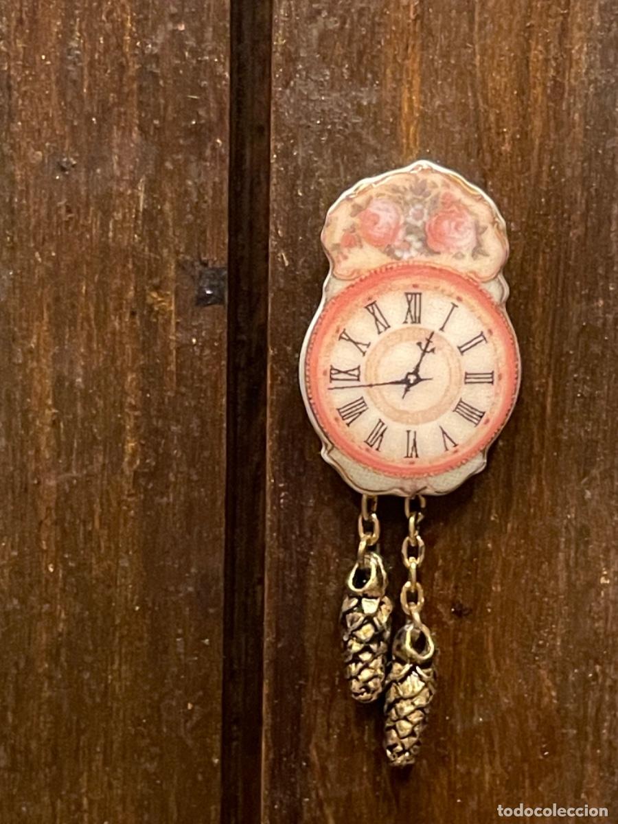 Casas de mu&ntilde;ecas: Reloj de porcelana Reutter, miniatura - Foto 2
