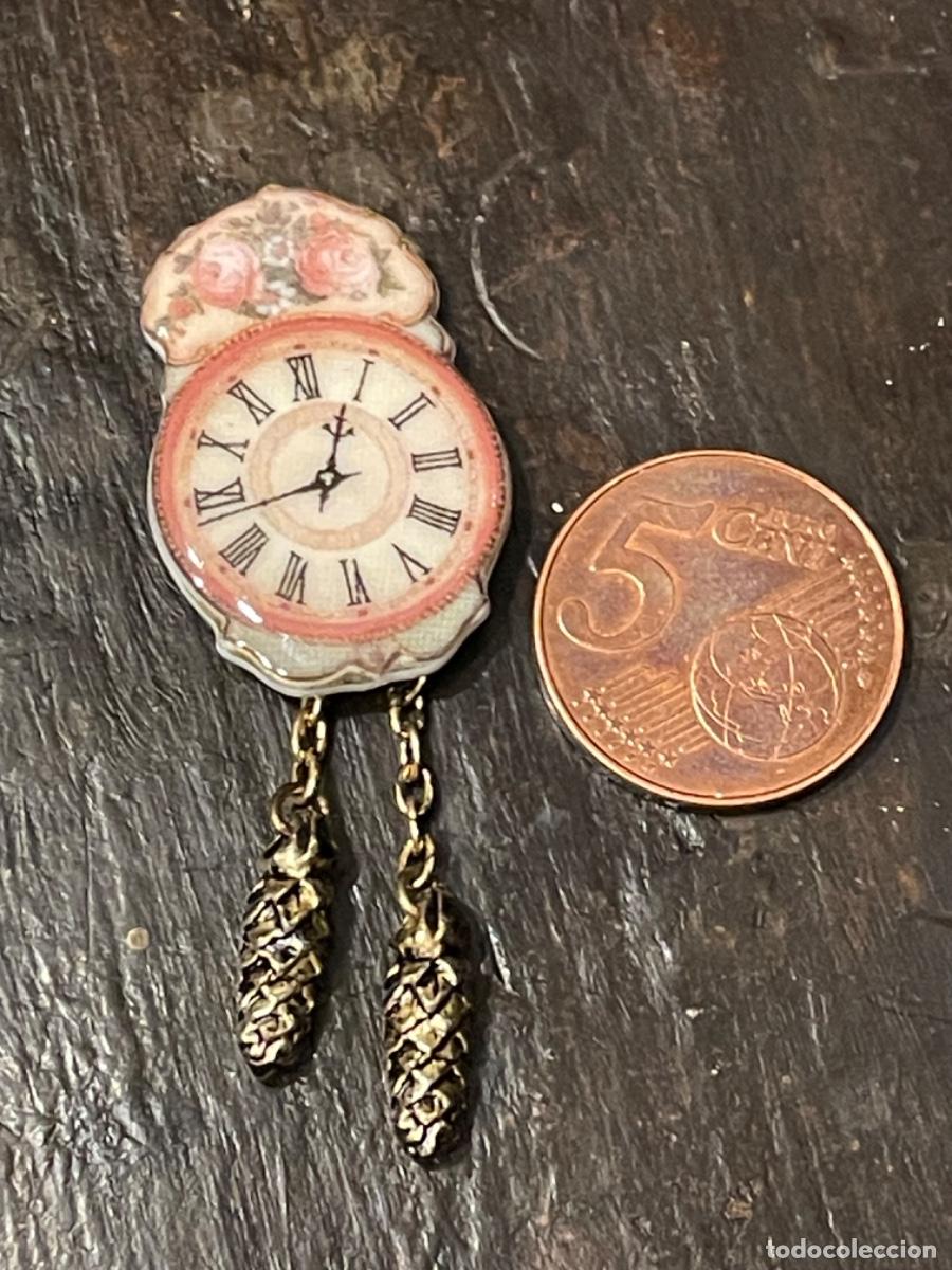 Casas de mu&ntilde;ecas: Reloj de porcelana Reutter, miniatura - Foto 3