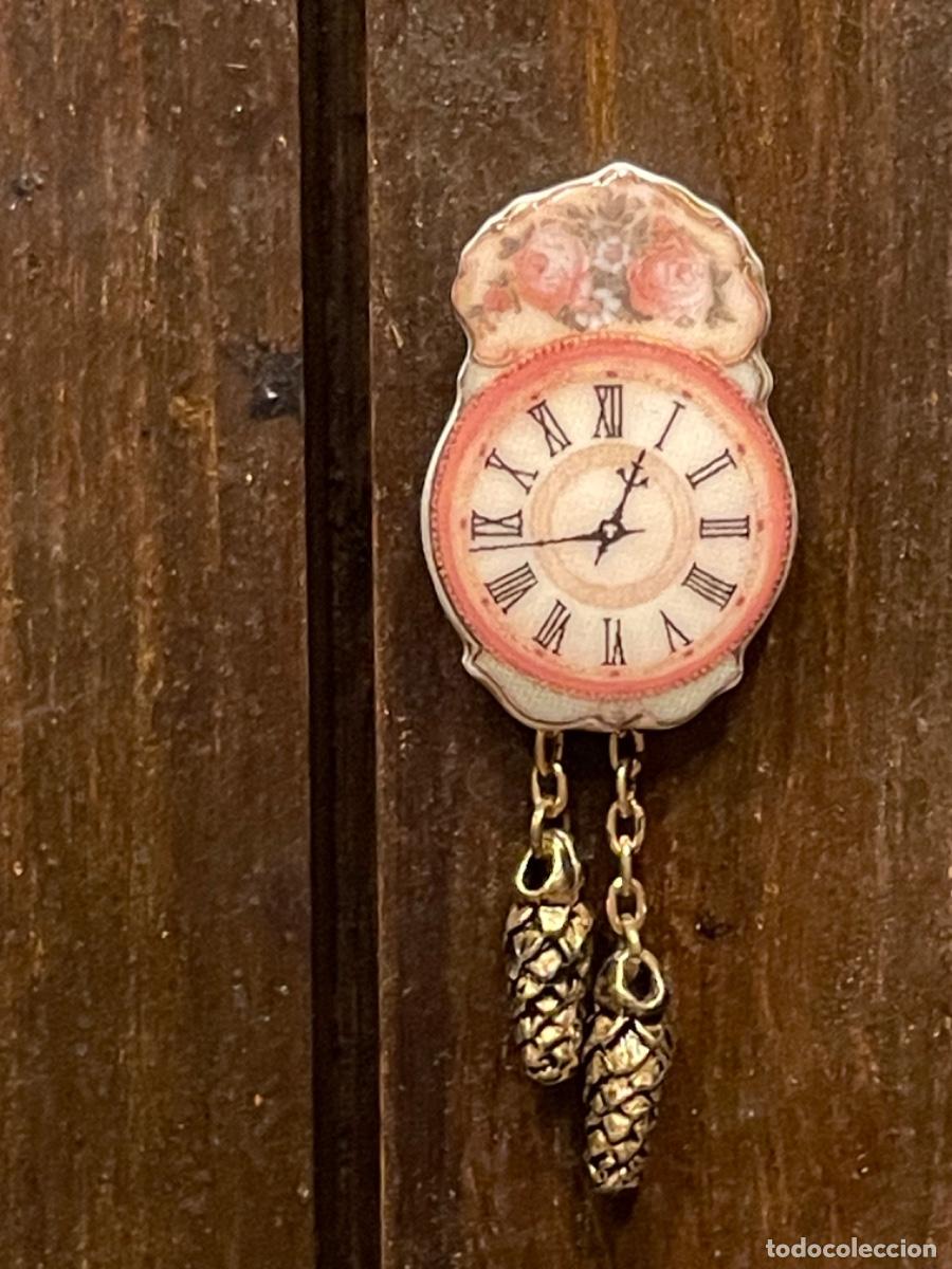 Casas de mu&ntilde;ecas: Reloj de porcelana Reutter, miniatura - Foto 4