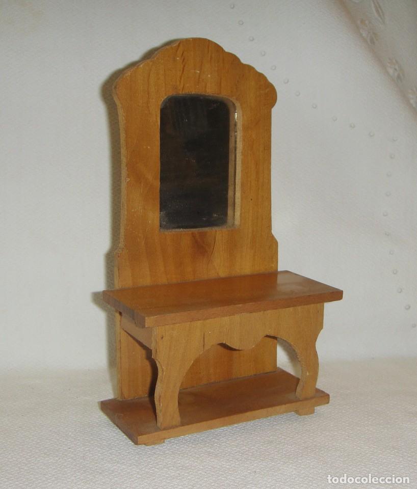 Casas de mu&ntilde;ecas: Tocador para casa de mu&ntilde;ecas. - Foto 1